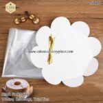White Scallop Base Packaging - 10pcs - Image 2