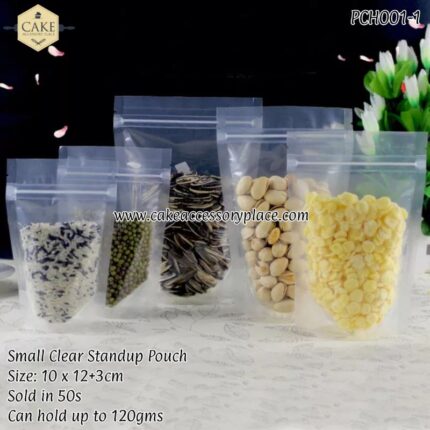 Clear Stand-up Pouch - 50pcs