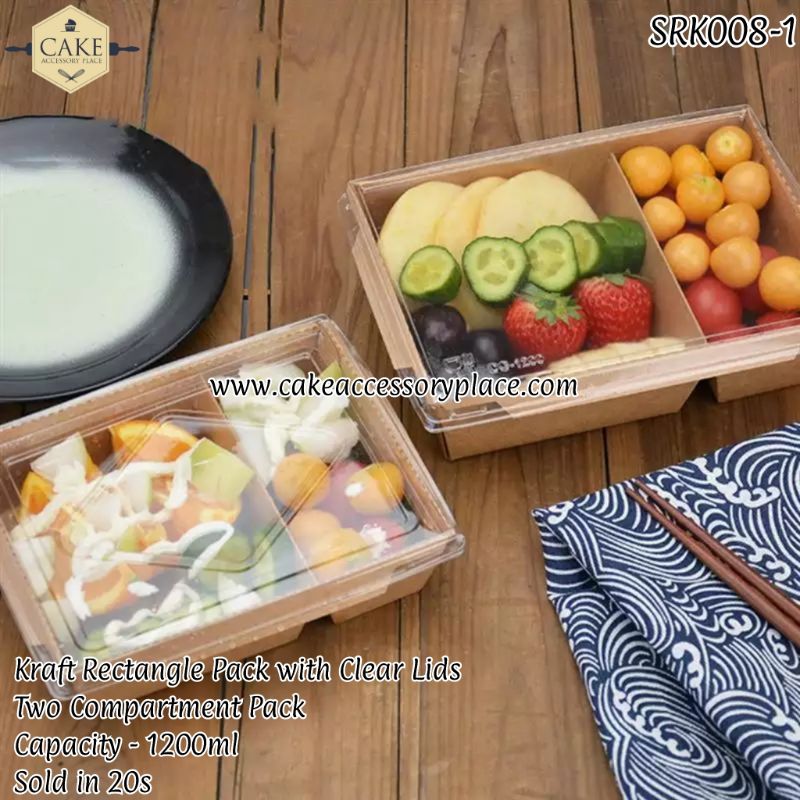 Strictly-Kitchen-9.jpg 1200ml Two Compartment Kraft Plates - 20pcs - Image 1