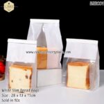 White Slim Bread Bag - 10pcs - Image 2