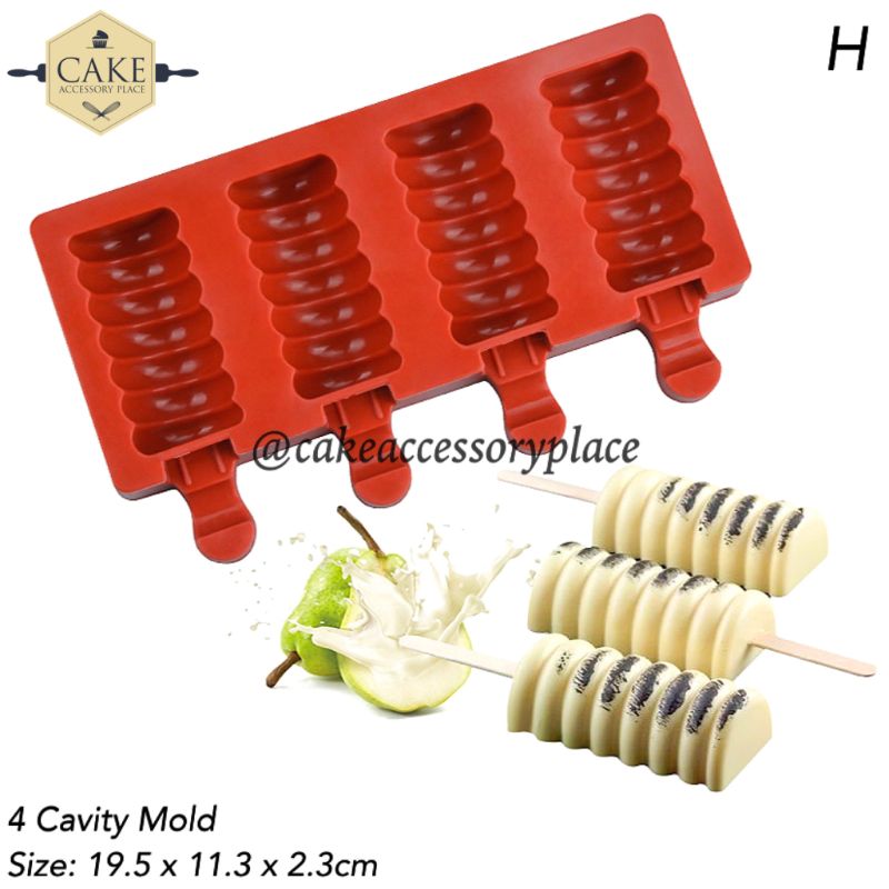 cakesicle-h-3.jpg Cakesicle Mould H - 1pcs - Image 1