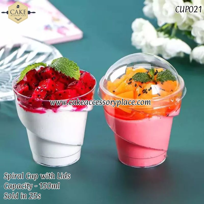 dessert-cups-102.jpg 150ml Spiral Cups with Lids- 25pcs - Image 1