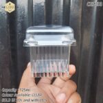 125ml Square Ramekins with Lids - 10pcs - Image 2