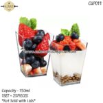 150ml Square Cups - 25pcs - Image 2