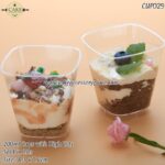 200ml Square Cups with Lids- 20pcs - Image 5