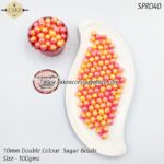 SPR040 10mm Double Colour Beads