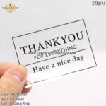 Thank you (Square) Sticker - 1sheet