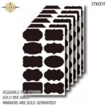 Reusable Chalkboard PVC Sticker - 1sheet