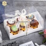 6hole White Clear Box- 1pc - Image 3