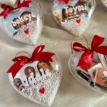 Heart Custom Picture Christmas Ornament - Image 2