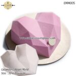 Big Geometric Heart Mold - 1pcs