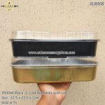 3500ml/118oz Black Ramekins with High Lids - 5pcs - Image 3