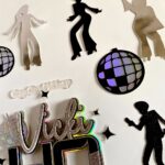 Disco Party Cake Topper, Disco Birthday Decorations, Disco Birthday Party Themed Cake Topper, 40th Birthday, Groovy 50th Birthday