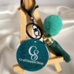 5cm Personalized Smart Digital Acrylic Keychain