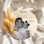 mothers day, flower acrylic cake topper, acrylic