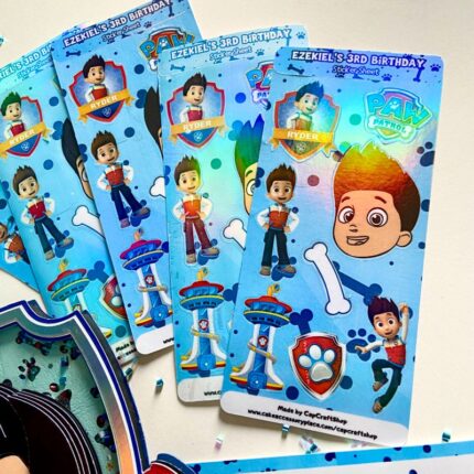 paw patrol vinyl sticker sheets, kids stickers, vinyl stickers, activity book stickers, ryder paw patrol