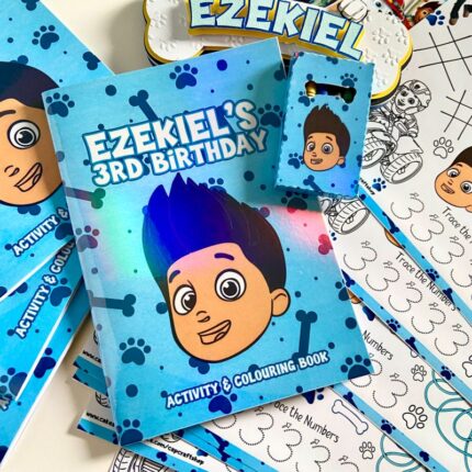 Paw patrol coloring book, ryder activity book, crayon pack