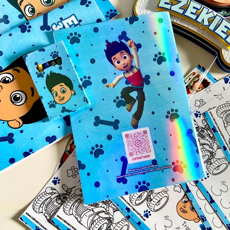 Paw patrol coloring book, ryder activity book, crayon pack