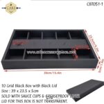 10 Grid Box with Sauce cups & Greaseproof Liner - 1pc - Image 2