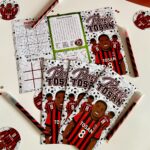 Custom Football Ac milan birthday Activity brochure, activity brochure, football trifold brochure