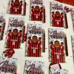 Custom Football Ac milan birthday Activity brochure, activity brochure, football trifold brochure