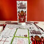 Custom Football Ac milan birthday Activity brochure, activity brochure, football trifold brochure