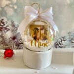 10cm 3d picture photo christmas ornament