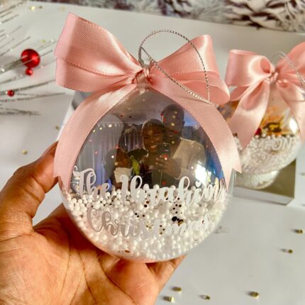 10CM capcraftshop picture personalized Photo ornament floating ornament logo ornament business ornament