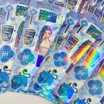 Huntrix Rumi Stickers, Activity sheet stickers, KPOP DEMON HUNTERS RUMI Reusable Sticker Sheets (1 Sheet) Kids Stickers Activity Stickers, Coloring Page Stckers, Kids Party Table Activity