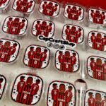 Custom Football Ac milan birthday Activity brochure, activity brochure, football trifold brochure, CapCraftShop Party Box favor, Welch treats, Chivita Juice Box, Chpa Chups Lollipop, Chocolate Bar, Coloring Activity Sheet, Crayons