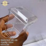 150ml Square Cups with Lids - 25pcs - Image 2