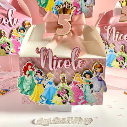 3d Gable Favor Boxes Princess Later