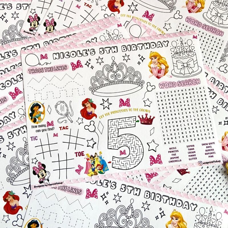 capcraftshop disney coloring sheet