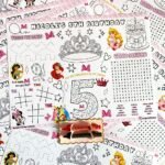 A4 Disney Princess Theme Activity Placemats - Image 2