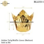 Golden Tulip Liners (Medium) - 50pcs - Image 2