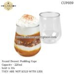 220ml Round Pudding Cups - 10pcs - Image 3