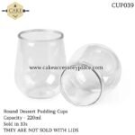 220ml Round Pudding Cups - 10pcs - Image 2
