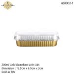 200ml/6.7oz Gold Ramekins - 20pcs - Image 2