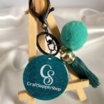 5cm Personalized Smart Digital Acrylic Keychain