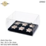 6hole Black Clear Box- 1pc