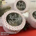 CHR001 - Best Wishes Christmas Tin - Image 4