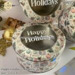 CHR002 - Happy Holidays Christmas Tin - Image 5