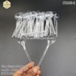 5.3inch Individually Wrapped Clear Spoons - 50pcs - Image 4