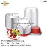 375ml/12.7oz Red Heart Ramekins - 20pcs