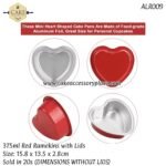 375ml/12.7oz Red Heart Ramekins - 20pcs - Image 2
