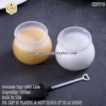 160ml Frosted Mousse Cups with Lids - 10pcs