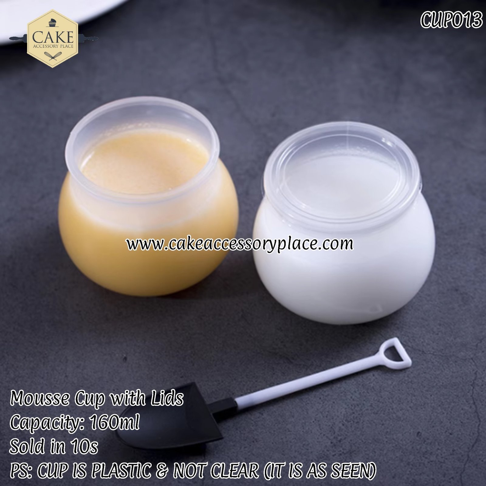 PhotoGrid_Plus_1748288203593.jpg 160ml Frosted Mousse Cups with Lids - 10pcs - Image 1
