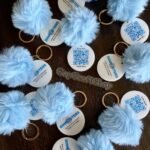 5cm Custom Round Acrylic QR Keychain - Image 3