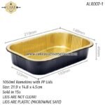 1050ml Ramekins with PP Lids - 15pcs - Image 3