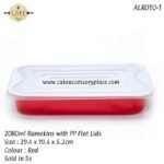 2080ml Ramekins with PP Lids - 5pcs - Image 7